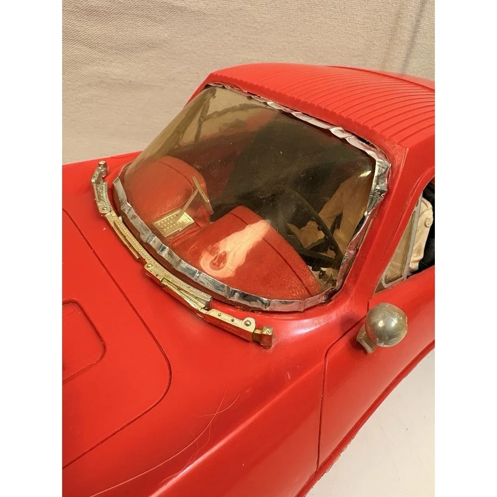VINTAGE 1966 TOPPER TOYS- JOHNNY SPEED JAGUAR BATTERY REMOTE CONTROL 21
